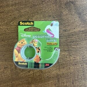 Disney Winnie Pooh 3m Vintage Scotch Decorative Tape Dispenser RARE, 2002 USA Cl